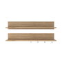 Hanah Home AE106 - 4684 Estantería de Pared Nogal